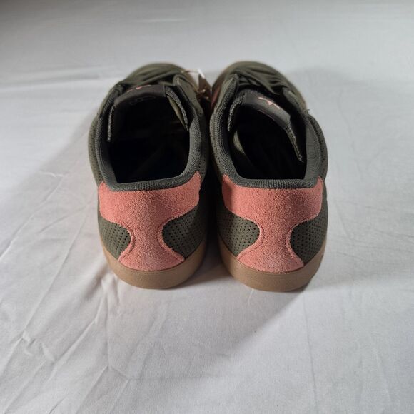 Adidas Nora Shoes Mens Size 10 Green Pink Suede Low Top Sportswear Shoe Gum Sole main image 5